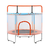 Mazam 60 Inch Kids Trampoline Enclosure Safety Net Horizontal Bar