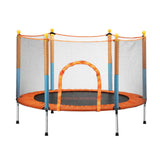 Mazam 60 Inch Kids Jumping Trampoline Enclosure Safety Net Pad