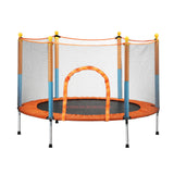 Mazam 60 Inch Kids Jumping Trampoline Enclosure Safety Net Pad - Front View