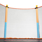 Mazam 60 Inch Kids Jumping Trampoline Enclosure Safety Net Pad - Rear View