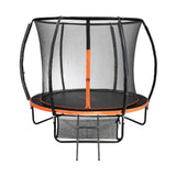 Mazam 8FT Kids Trampoline Round Encosure Safety Net with Ladder