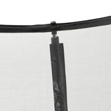 Mazam 8FT Kids Trampoline Round Encosure Safety Net with Ladder - 45-Degree Angle