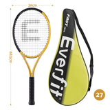 Everfit 27 Inch Tennis Racket Lightweight Racquet for Beginner Adult Players - Front View
