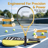 Everfit 27 Inch Tennis Racket Lightweight Racquet for Beginner Adult Players - Top-Down View