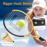 Everfit 27 Inch Tennis Racket Lightweight Racquet for Beginner Adult Players - 45-Degree Angle