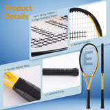 Everfit 27 Inch Tennis Racket Lightweight Racquet for Beginner Adult Players - Close-Up Angle