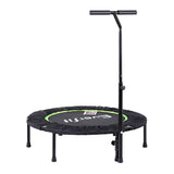 Everfit 40inch Fitness Foldable Trampoline Jumping Rebounder Home Gym Handrail - Close-Up Angle
