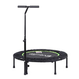 Everfit 40inch Fitness Foldable Trampoline Jumping Rebounder Home Gym Handrail - Side View