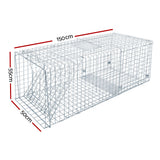 Gardeon Animal Trap Cage Possum 150x50cm - Front View