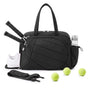 Everfit Tennis Tote Bag Gym Bag Sports Duffle Bags Holds 2 Rackets Black