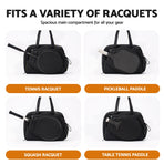 Everfit Tennis Tote Bag Gym Bag Sports Duffle Bags Holds 2 Rackets Black, image 6