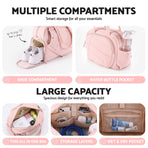 Everfit Tennis Tote Bag Gym Bag Sports Duffle Bags Holds 2 Rackets Pink, image 4