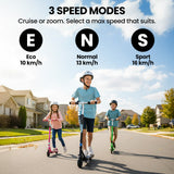 ALPHA Edge Electric Scooter Kids/Teens, 16km/h Max, Adjustable Height, UL Certified, AU Compliant, D