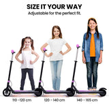 ALPHA Edge Electric Scooter Kids/Teens, 16km/h Max, Adjustable Height, UL Certified, AU Compliant, Dual Brakes, Bluetooth Music, LED, Pink - Extra Image