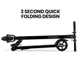 ALPHA Peak 300W 10Ah Electric Scooter, Suspension, for Adults or Teens, Black - Low Angle