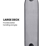ALPHA Urban 8 Electric Scooter, Suspension, 25km Range, 8.5-Inch Wheels, Brushless Motor, Motorised Commuter eScooter for Adults, Black