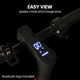 ALPHA Urban 10 Electric Scooter, 35km/h, Suspension, 35km Range, 10-Inch Wheels, Brushless Motor, Free APP, Motorised Commuter eScooter for Adults,