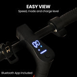 ALPHA Urban 10 Electric Scooter, 35km/h, Suspension, 35km Range, 10-Inch Wheels, Brushless Motor, Free APP, Motorised Commuter eScooter for Adults,