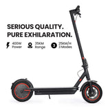ALPHA Urban 10 Electric Scooter, 35km/h, Suspension, 35km Range, 10-Inch Wheels, Brushless Motor, Free APP, Motorised Commuter eScooter for Adults,