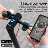ALPHA Urban 10 Electric Scooter, 35km/h, Suspension, 35km Range, 10-Inch Wheels, Brushless Motor, Free APP, Motorised Commuter eScooter for Adults,