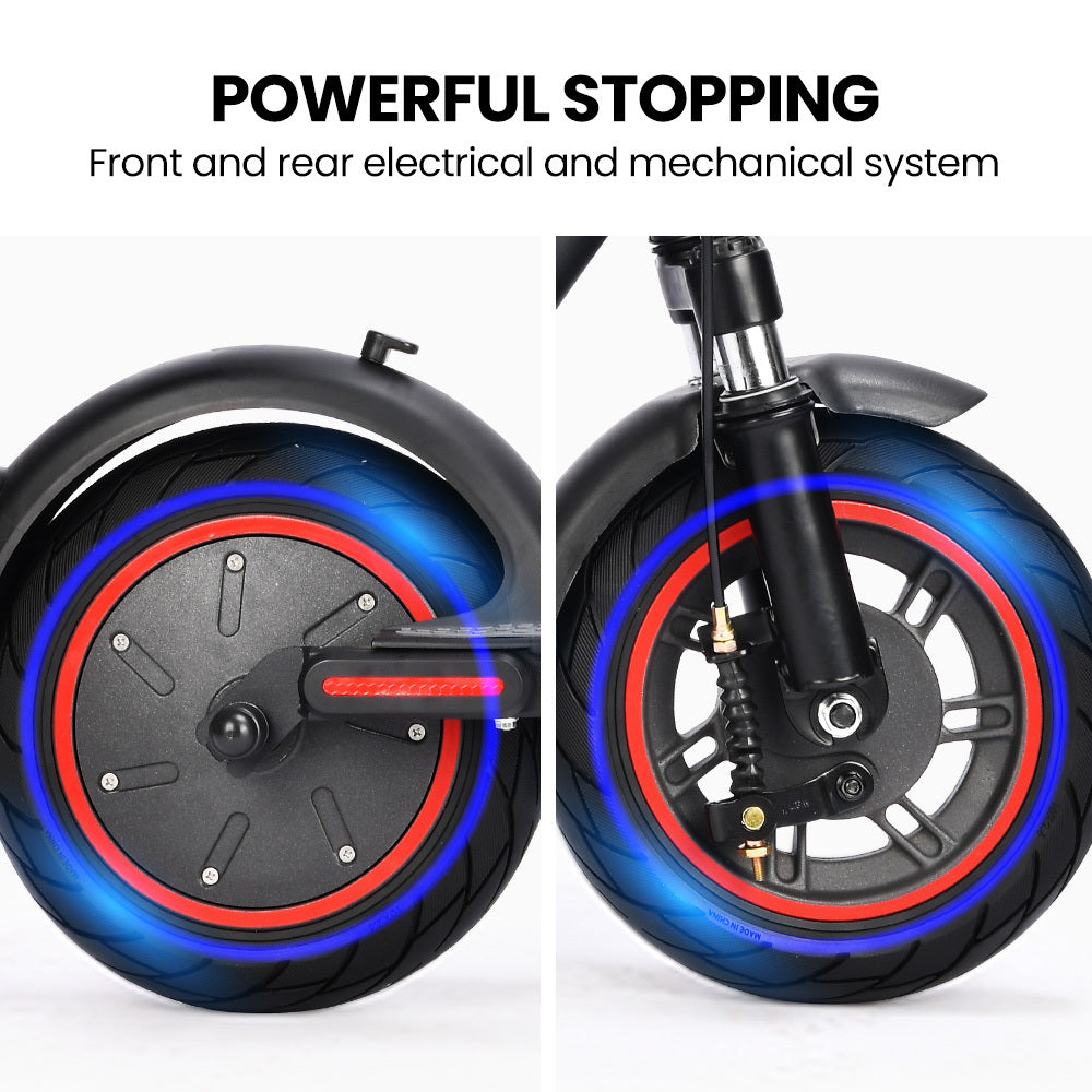 ALPHA Urban 10 Electric Scooter, 35km/h, Suspension, 35km Range, 10-Inch Wheels, Brushless Motor, Free APP, Motorised Commuter eScooter for Adults,