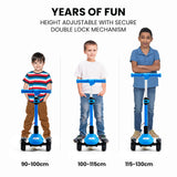 ROVO KIDS 3-Wheel Electric Scooter , Ages 3-8, Adjustable Height, AU Compliant, Lithium Battery, Blue