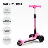 ROVO KIDS 3-Wheel Electric Scooter , Ages 3-8, Adjustable Height, AU Compliant, Lithium Battery, Pink - Extra Image