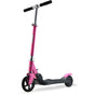 ROVO KIDS Electric Scooter, Ages 5-11, Adjustable Height, Folding, Lithium Battery, Pink