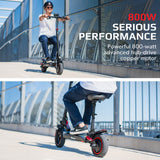VALK Fusion 7 Electric Scooter, 800W, AU Compliant, with Seat Option, 48V 13Ah Lithium, 50km Range, Quad Shocks, 10 inch Tyres