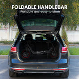 VALK Electric Scooter with Seat, Disc brakes, 12' Tyres, AU Compliant, for Adults, Teens, Commuter, Black - Low Angle