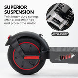 VALK Synergy 7 Electric Scooter, 500W 15Ah, AU Compliant, Motorised eScooter for Adults, Black/Red