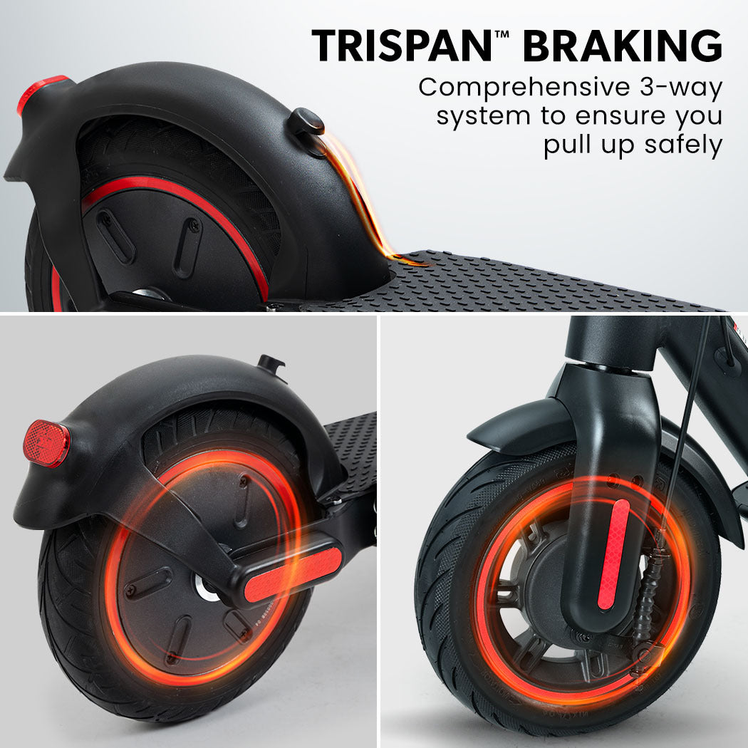 VALK Synergy 7 Electric Scooter, 500W 15Ah, AU Compliant, Motorised eScooter for Adults, Black/Red