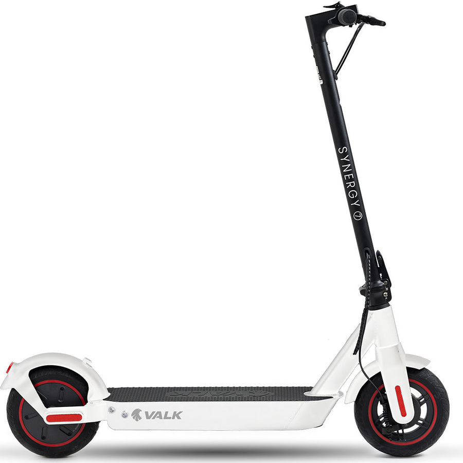 VALK Synergy 7 Electric Scooter, 500W 15Ah, AU Compliant, Motorised eScooter for Adults, White