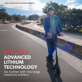 VALK Synergy 7 Electric Scooter, 500W 15Ah, AU Compliant, Motorised eScooter for Adults, Black/Yellow - Side View