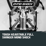 BULLET® Black/Red 48V 1000W Turbo w/ LED Folding Electric Scooter For Adults - RPZ1600 - 45-Degree Angle