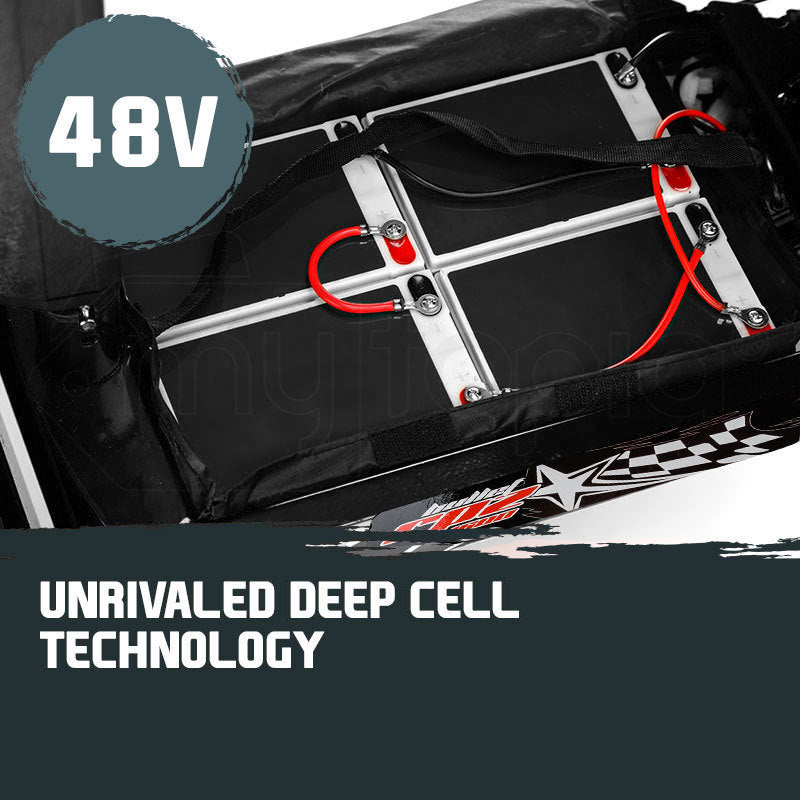 BULLET® Black/Red 48V 1000W Turbo w/ LED Folding Electric Scooter For Adults - RPZ1600