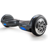 BULLET Gen III Hoverboard Scooter, Dual Copper Motors, UL Certified, AU Compliant, 6.5' Wheels, Superior Self Balancing System, LED Lights, Carbon