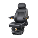 Giantz Tractor Seat Forklift Excavator Truck Universal Backrest Chair PU Leather