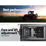 Giantz Tractor Seat Forklift Excavator Truck Universal Backrest Chair PU Leather - Side View