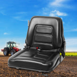 Giantz Tractor Seat Forklift Excavator Universal Backrest Truck PU Chair - Low Angle