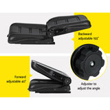 Universal Adjustable Heavy-Duty Seat for Tractors, Forklifts, and Excavators - Rear View