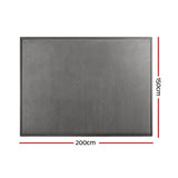 Artiss Tatami Mat Floor Mattress 3cm Thick Futon Mattresses Mellow Mat Rugs Living Room Grey - Side View