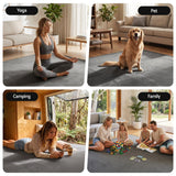 Artiss Tatami Mat Floor Mattress 3cm Thick Futon Mattresses Mellow Mat Rugs Living Room Grey - Extra Image
