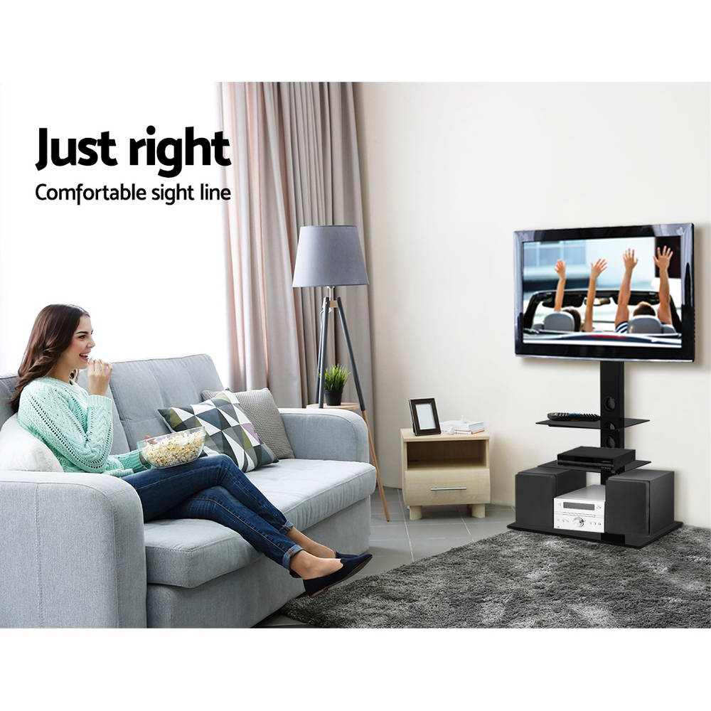 Artiss TV Stand Mount Bracket for 32-70 LED LCD 3 Tiers Storage Floor Shelf