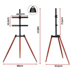 Artiss TV Stand 32-65 inch LED LCD Screen Wooden Tripod Easel Height Adjustable