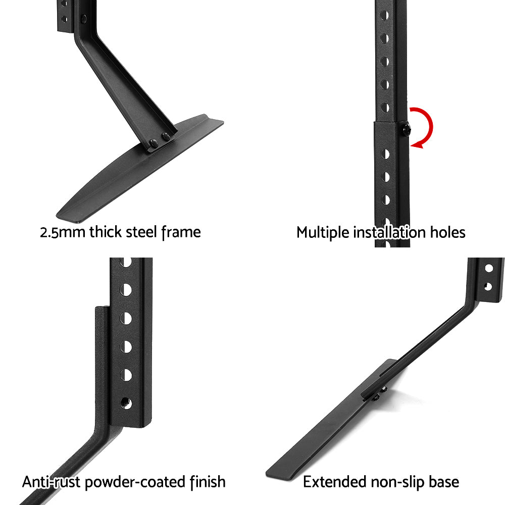 Sleek Adjustable TV Stand Mount for 32 - 70 Flat Panel TVs