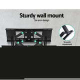 Artiss Full Motion TV Wall Mount Bracket for 32-70 LED LCD Screens with Dual Strong Arms - Close-Up Angle