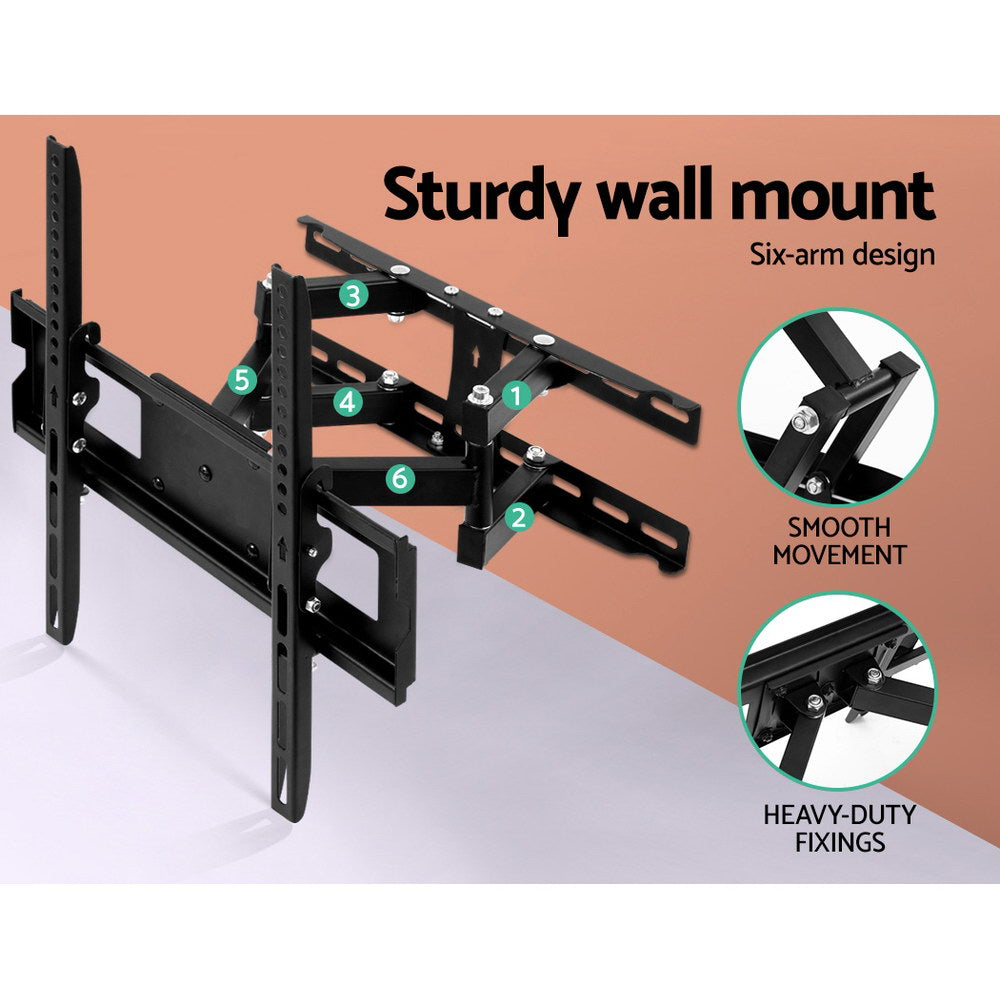 Artiss Full Motion TV Wall Mount Bracket for 23-55 Screens with Dual Strong Arms