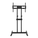 Artiss Mobile TV Stand for 23-65 TVs Mount Bracket Portable Solid Trolley Cart - 45-Degree Angle