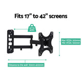 Artiss Full Motion TV Wall Mount for 17-42 LED LCD Screens with Strong Three-Arm Support